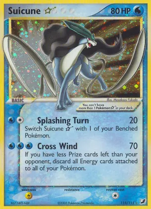 Suicune * Nr. 115 – EX Verborgene Mächte