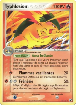 Typhlosion n° 17 – EX Forces Cachées