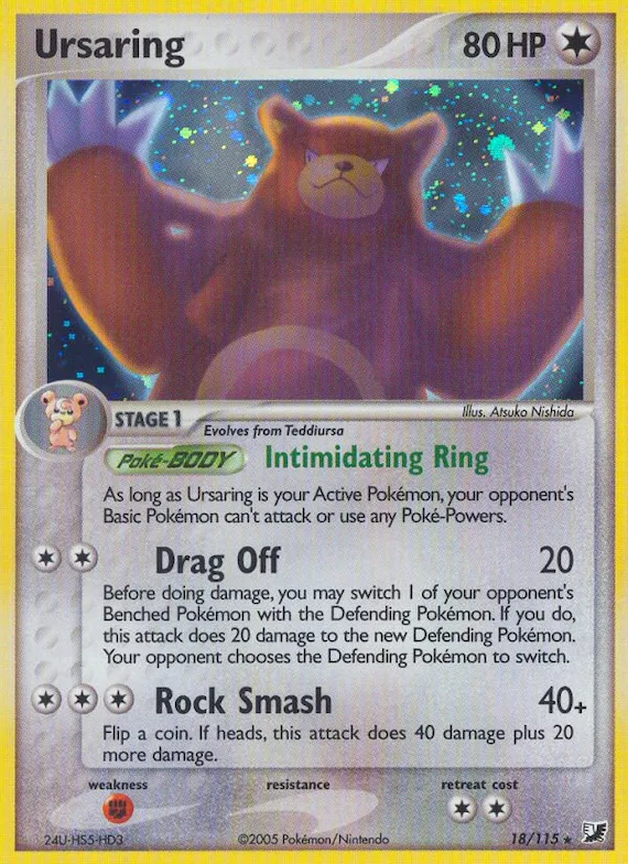 Ursaring 18 – EX Verborgene Mächte