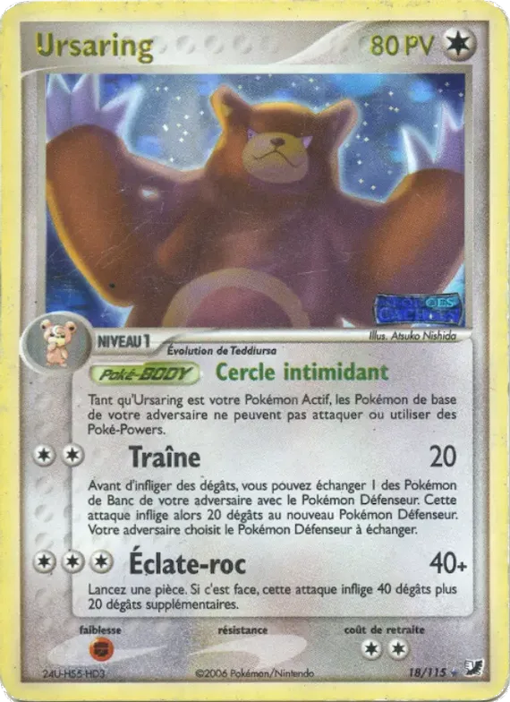 Ursaring 18 – EX Forces Cachées