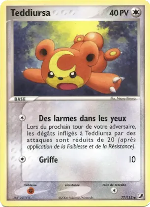 Teddiursa n° 77 – EX Forces Cachées
