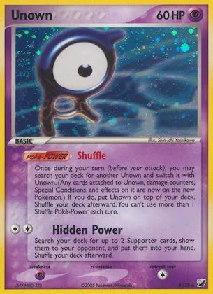 Unown Nr. A – EX Verborgene Mächte