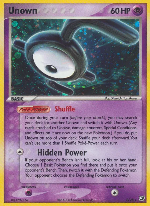 Unown #E – Unseen Forces