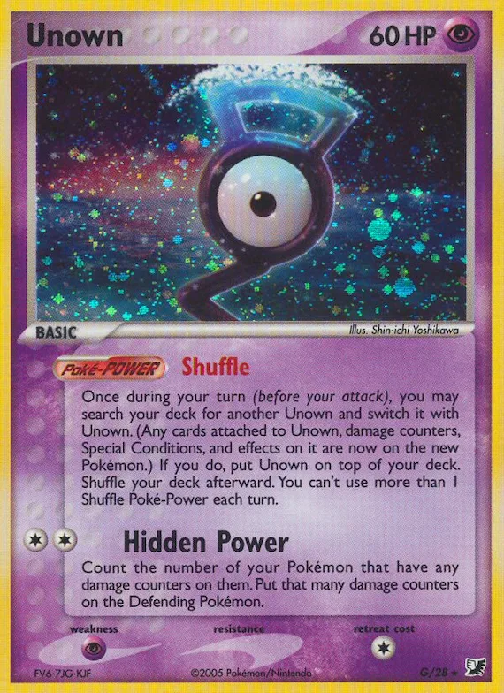 Unown #G – Unseen Forces