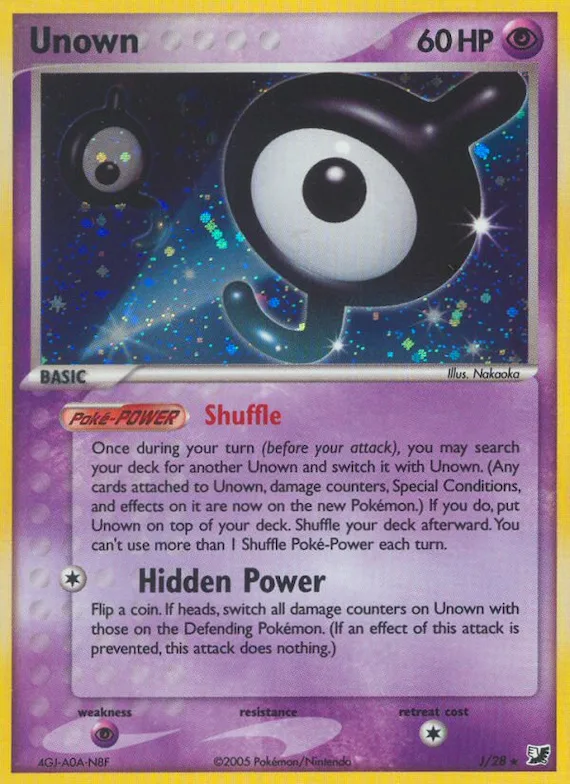 Unown #J – Unseen Forces