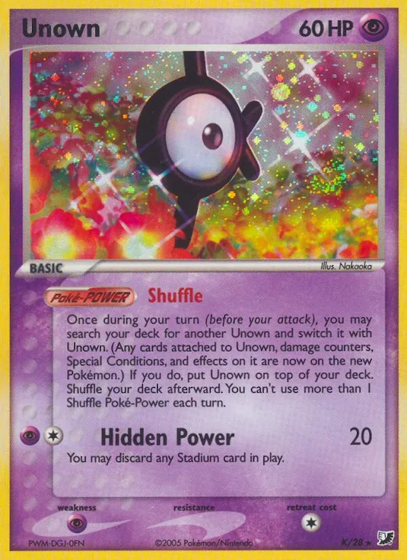 Unown #K – Unseen Forces