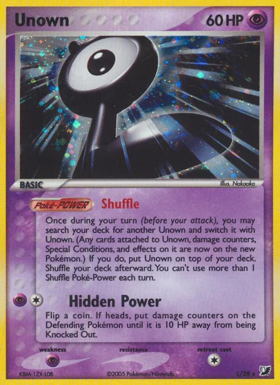 Unown #L – Unseen Forces
