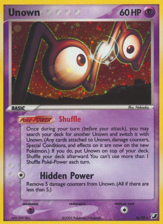 Unown #N – Unseen Forces