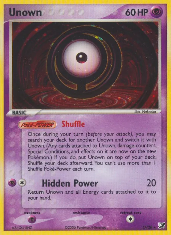 Unown #O – Unseen Forces