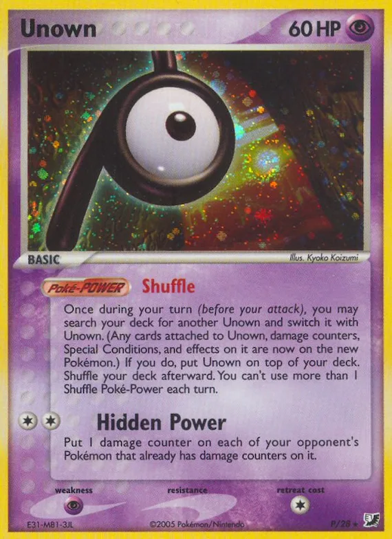 Unown #P – Unseen Forces