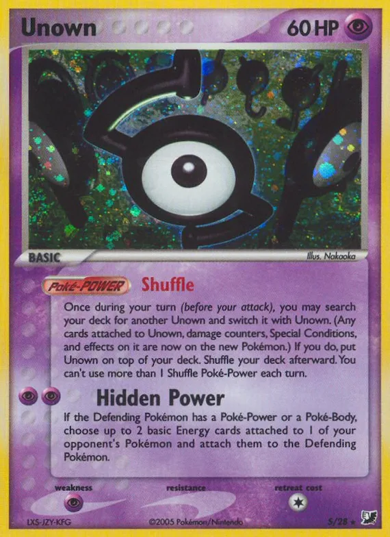 Unown #S – Unseen Forces