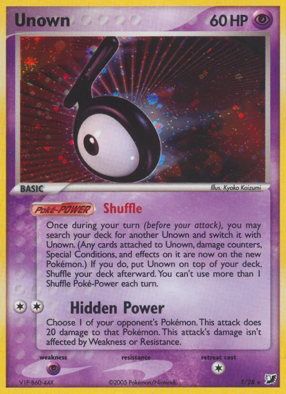 Unown #T – Unseen Forces