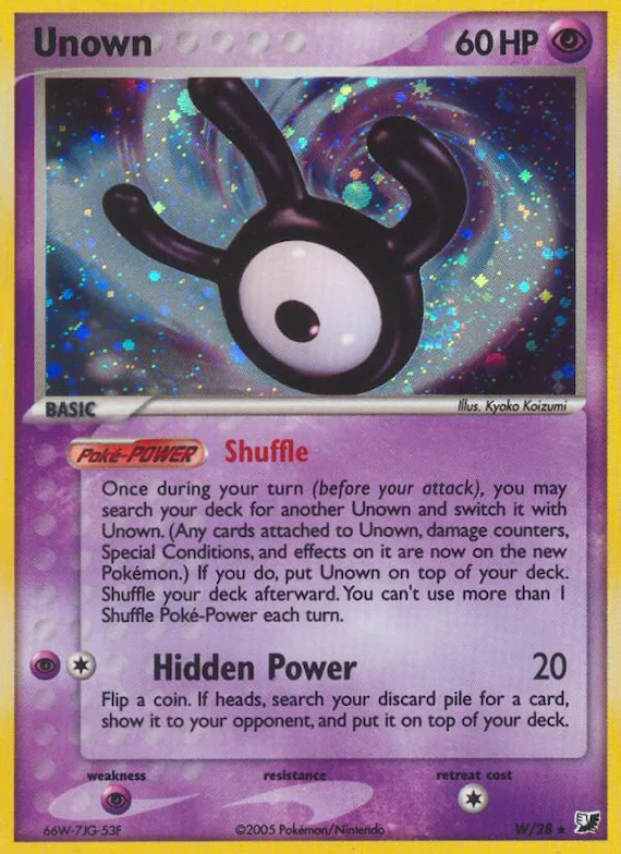 Unown #W – Unseen Forces