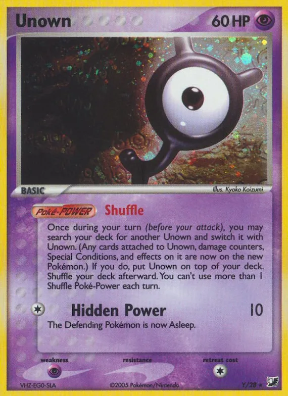 Unown #Y – Unseen Forces