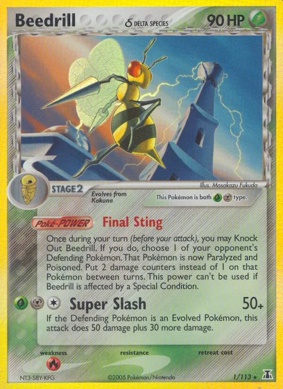 Beedrill δ #1 – Delta Species