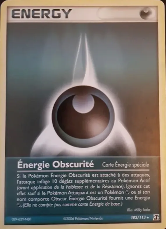 Énergie Obscurité 103 – EX Espèces Delta