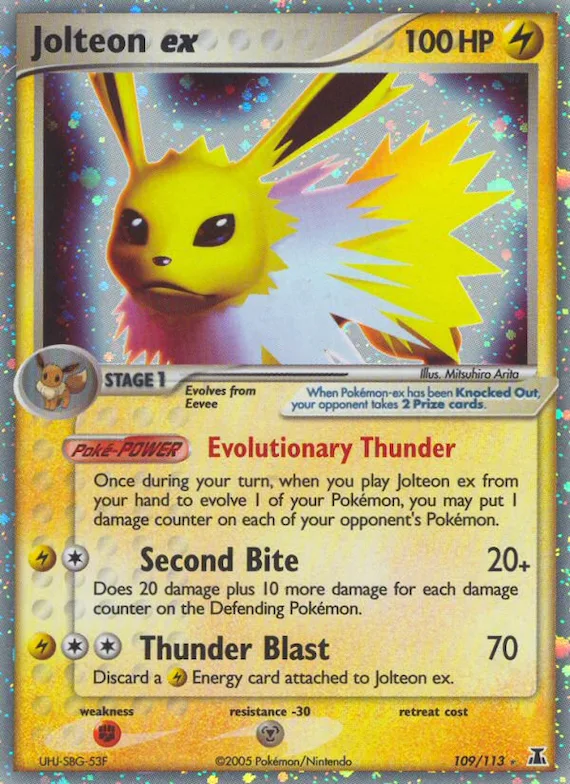 Jolteon ex #109 – Delta Species