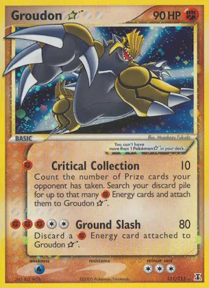 Groudon ★ #111 – Delta Species