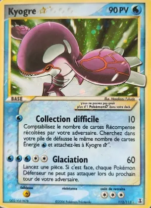 Kyogre ☆ 112 – EX Espèces Delta