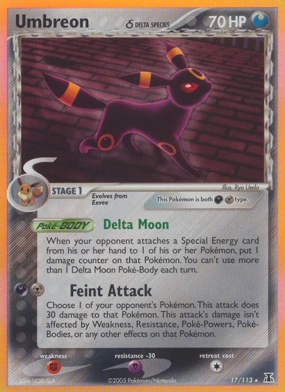 Umbreon δ #17 – Delta Species