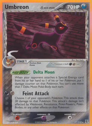Umbreon δ #17 – Delta Species