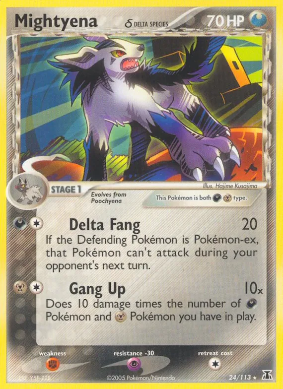 Mightyena δ #24 – Delta Species