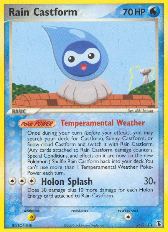 Rain Castform #26 – Delta Species