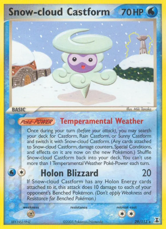 Snow-cloud Castform #29 – Delta Species