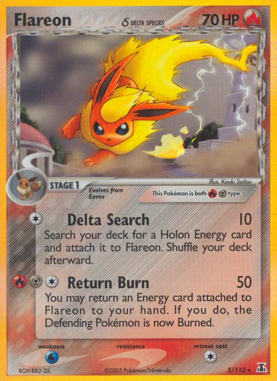 Flareon δ #5 – Delta Species