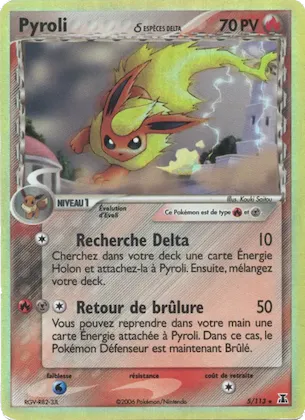 Pyroli δ n° 5 – EX Espèces Delta
