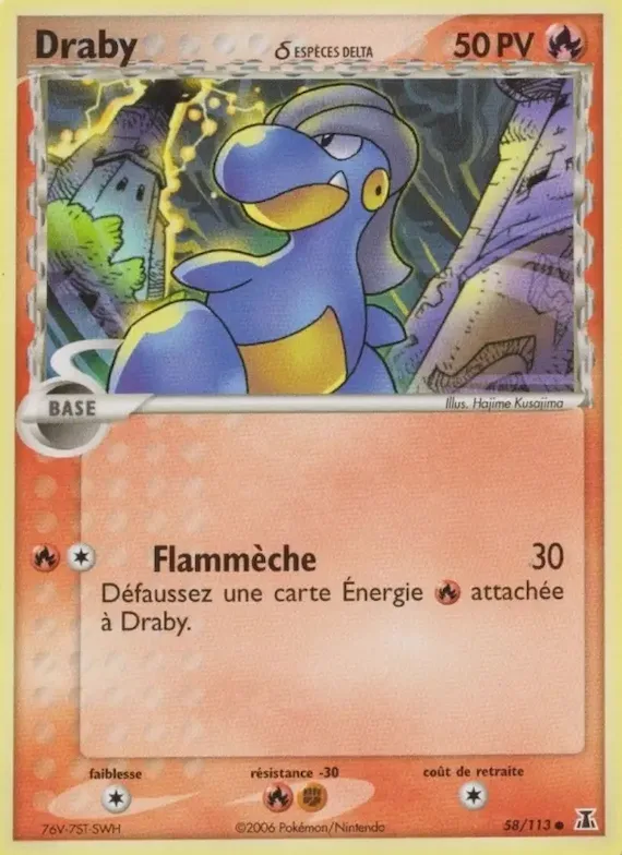 Draby δ 58 – EX Espèces Delta