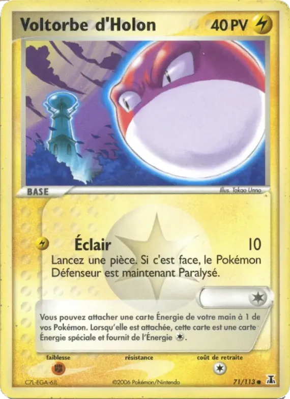 Voltorbe d'Holon 71 – EX Espèces Delta