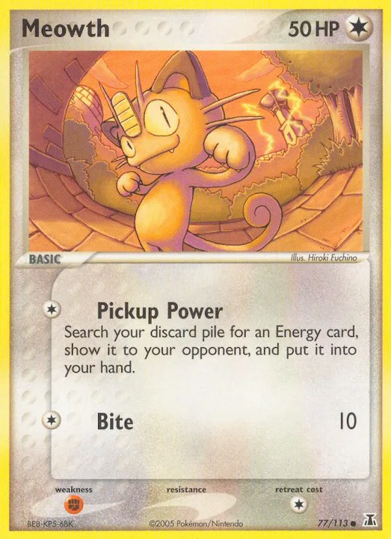 Meowth #77 – Delta Species