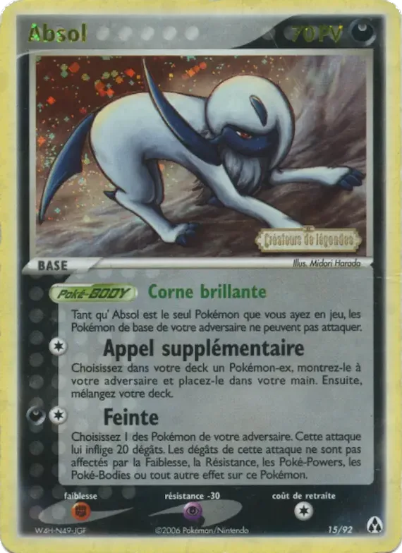 Absol 15 – EX Créateurs de légendes