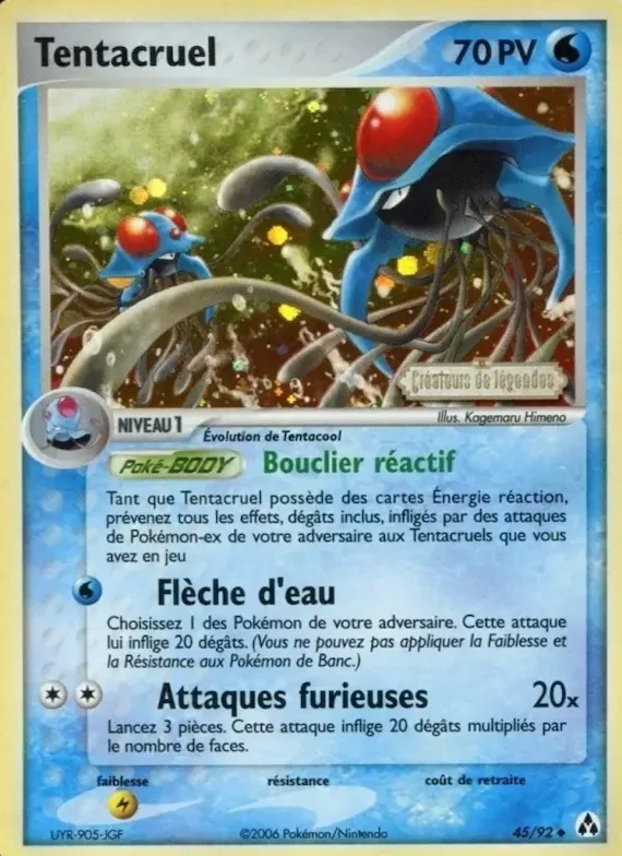 Tentacruel 45 – EX Créateurs de légendes