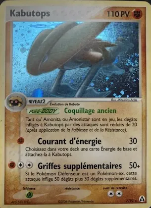 Kabutops n° 7 – EX Créateurs de légendes