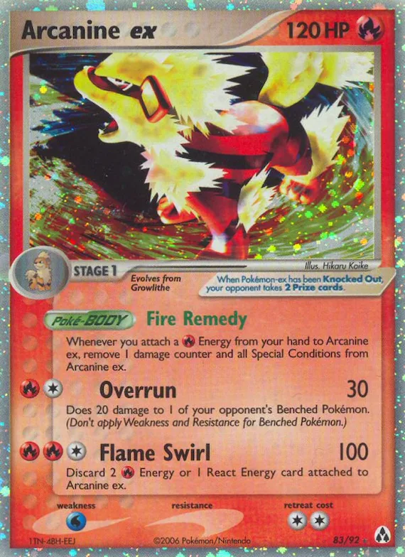 Arcanine ex #83 – Legend Maker