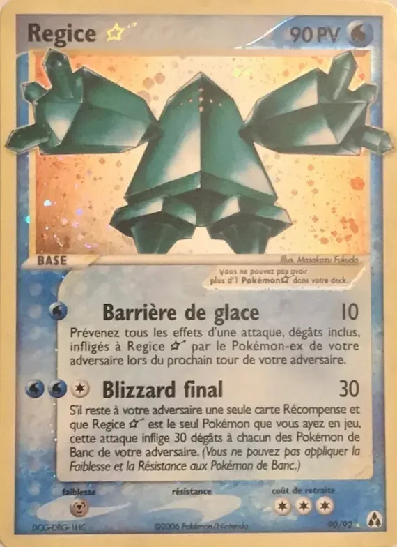 Regice ☆ 90 – EX Créateurs de légendes