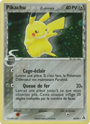 Pikachu δ 93 – EX Créateurs de légendes