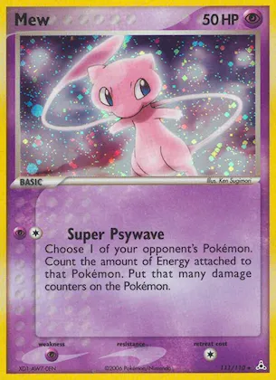 Mew 111 – EX Holon Phantoms
