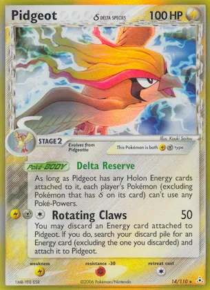 Pidgeot δ #14 – Holon Phantoms