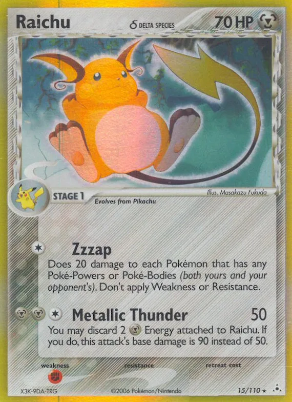 Raichu 15 – EX Holon Phantoms