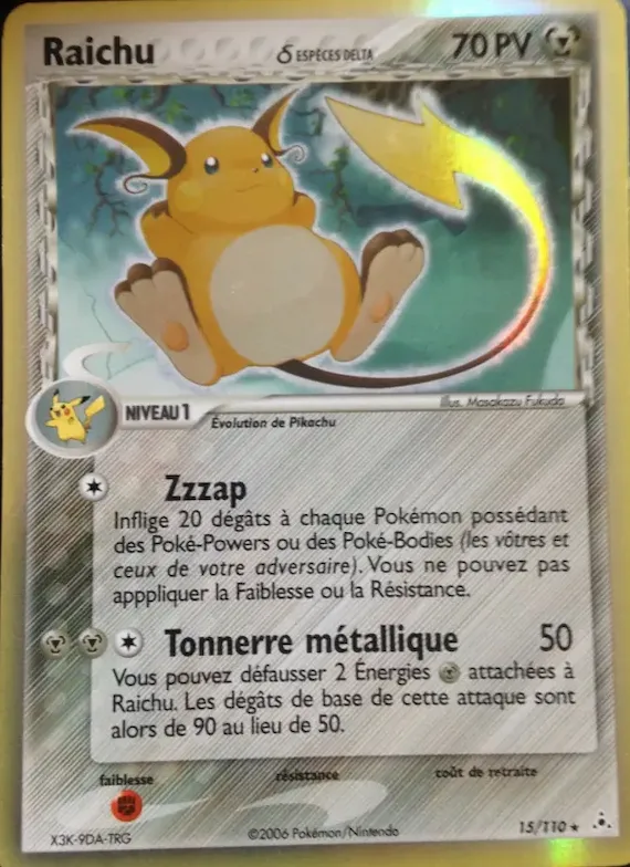 Raichu δ 15 – EX Fantômes Holon