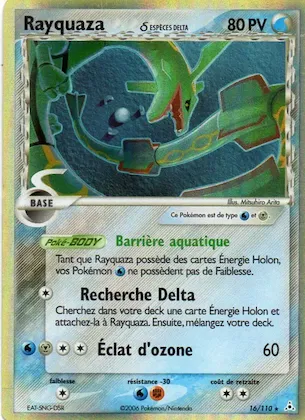 Rayquaza δ 16 – EX Fantômes Holon
