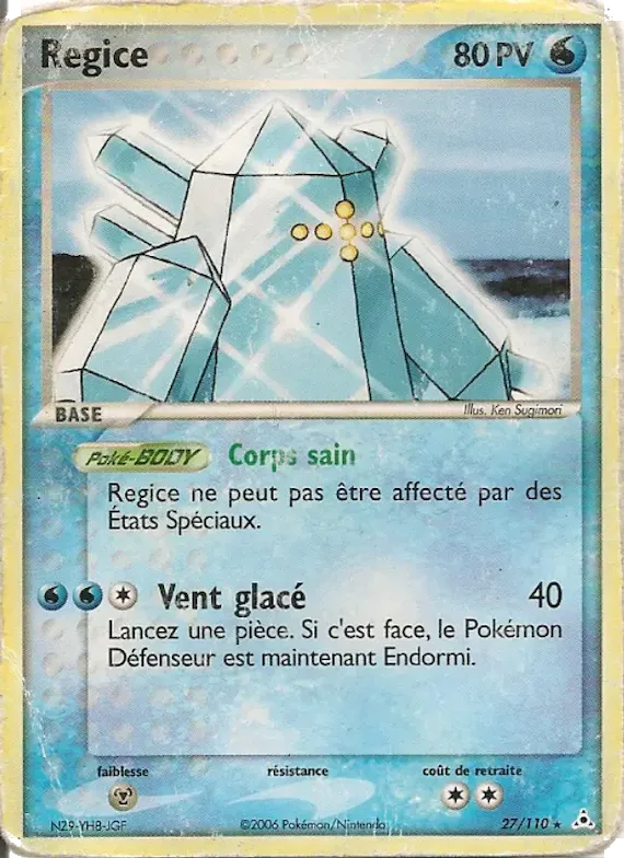 Regice 27 – EX Fantômes Holon