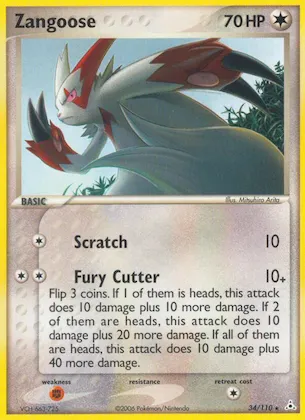 Zangoose #34 – Holon Phantoms