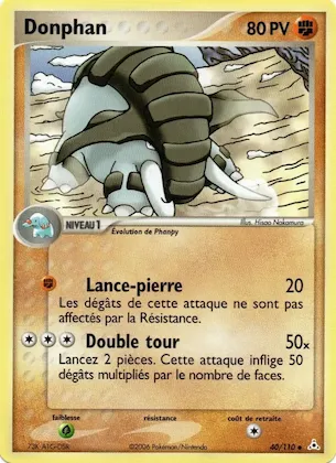 Donphan n° 40 – EX Fantômes Holon