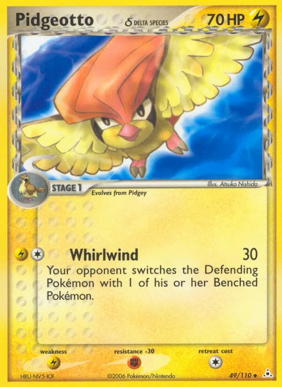 Pidgeotto δ #49 – Holon Phantoms