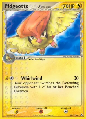 Pidgeotto δ #49 – Holon Phantoms