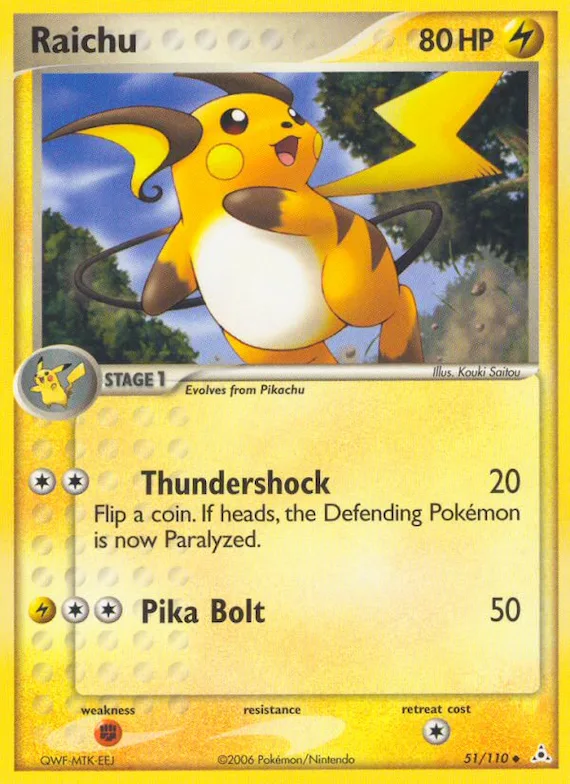 Raichu 51 – EX Holon Phantoms